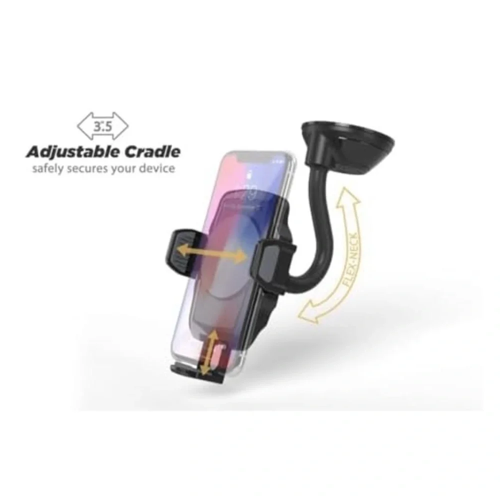 Scosche Wireless Fast Charging Window:Dash Mount​​​